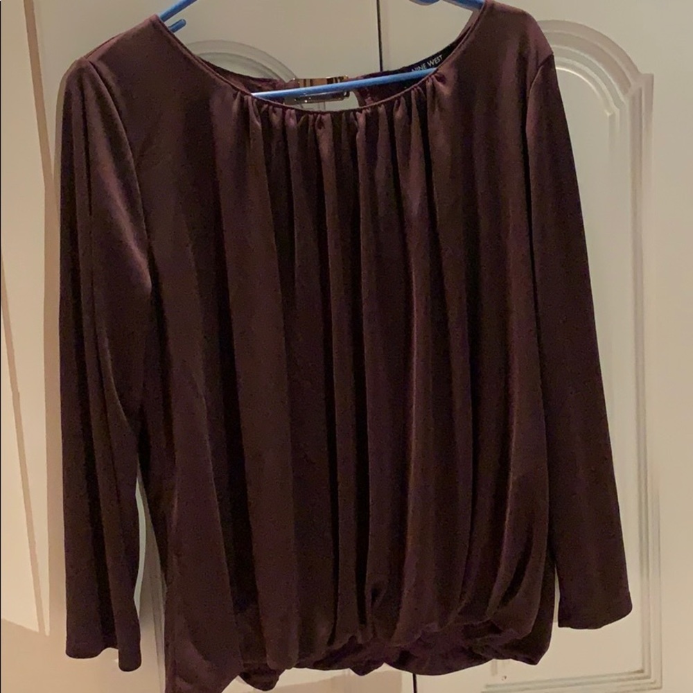 Nine West Purple Top
